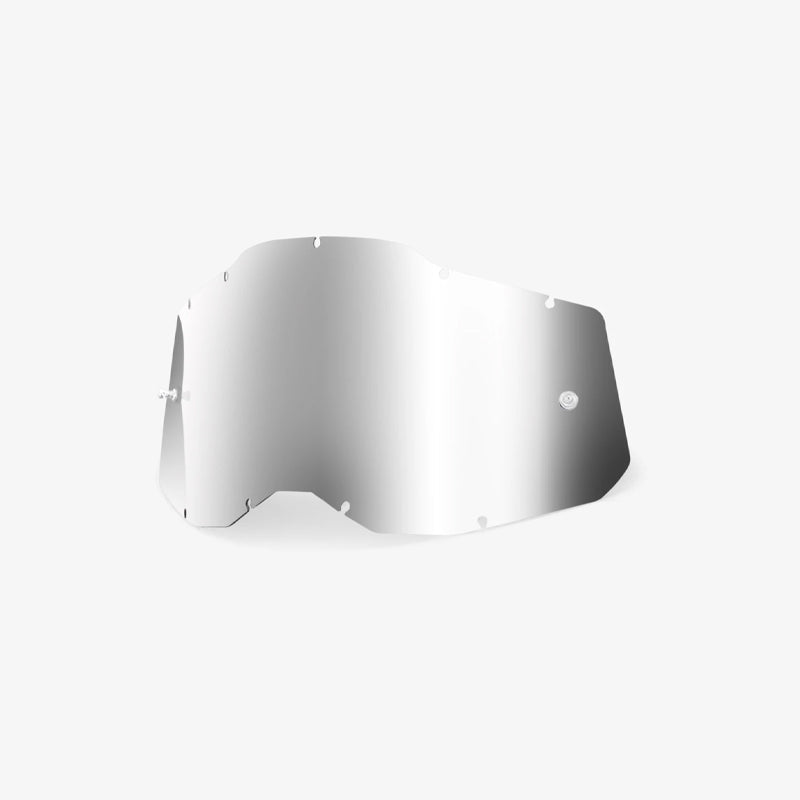 Micas 100% Rc2/Ac2/St2 Replacement Lens - Mirror Silver